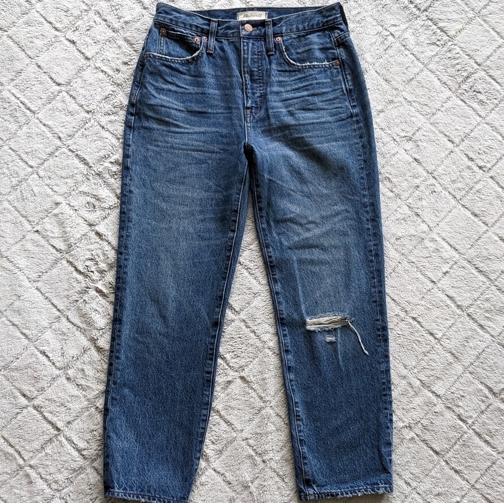 Madewell Classic Straight Jeans Women’s 27 High Waist Medium Wash